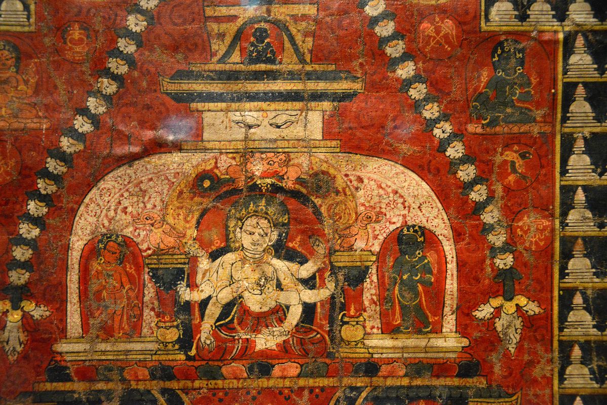 06-2 Ushnishavijaya Enthroned in the Womb of a Stupa, 1510-19, Nepal - New York Metropolitan Museum Of Art